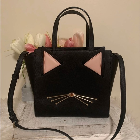 kate spade Handbags - Nwt kate spade jazz things up cat small Hayden bag
